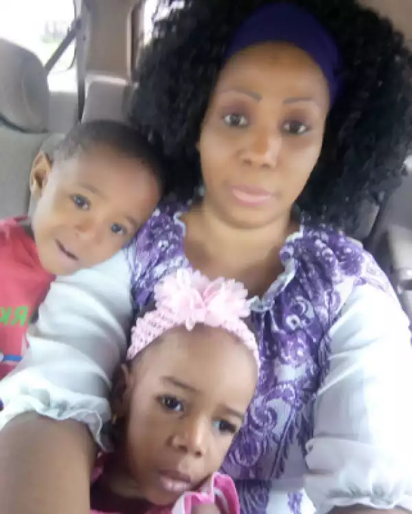 Nollywood Actress Oby Edozien Shares Adorable Photo With Her Children